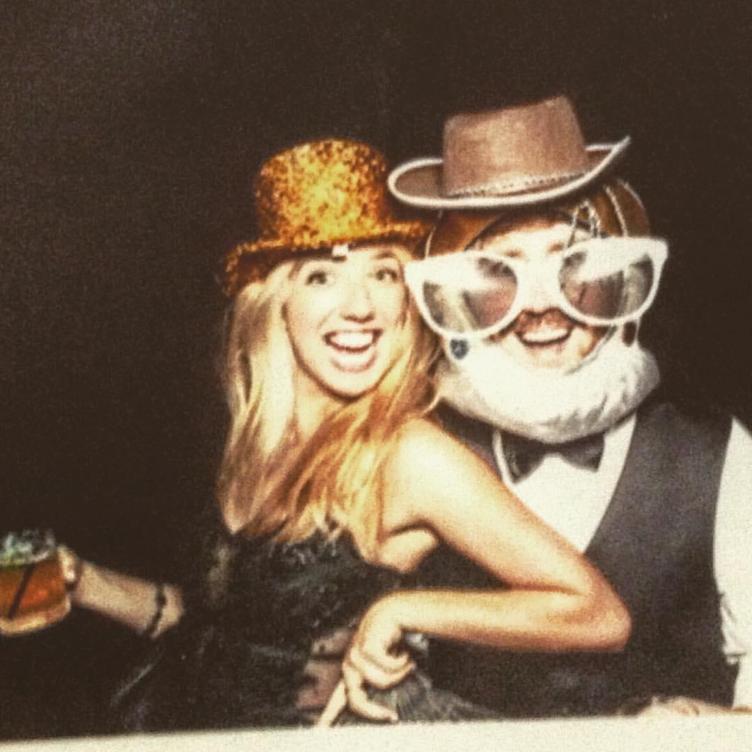 Ultimate goofballs at Paige and Ben's wedding