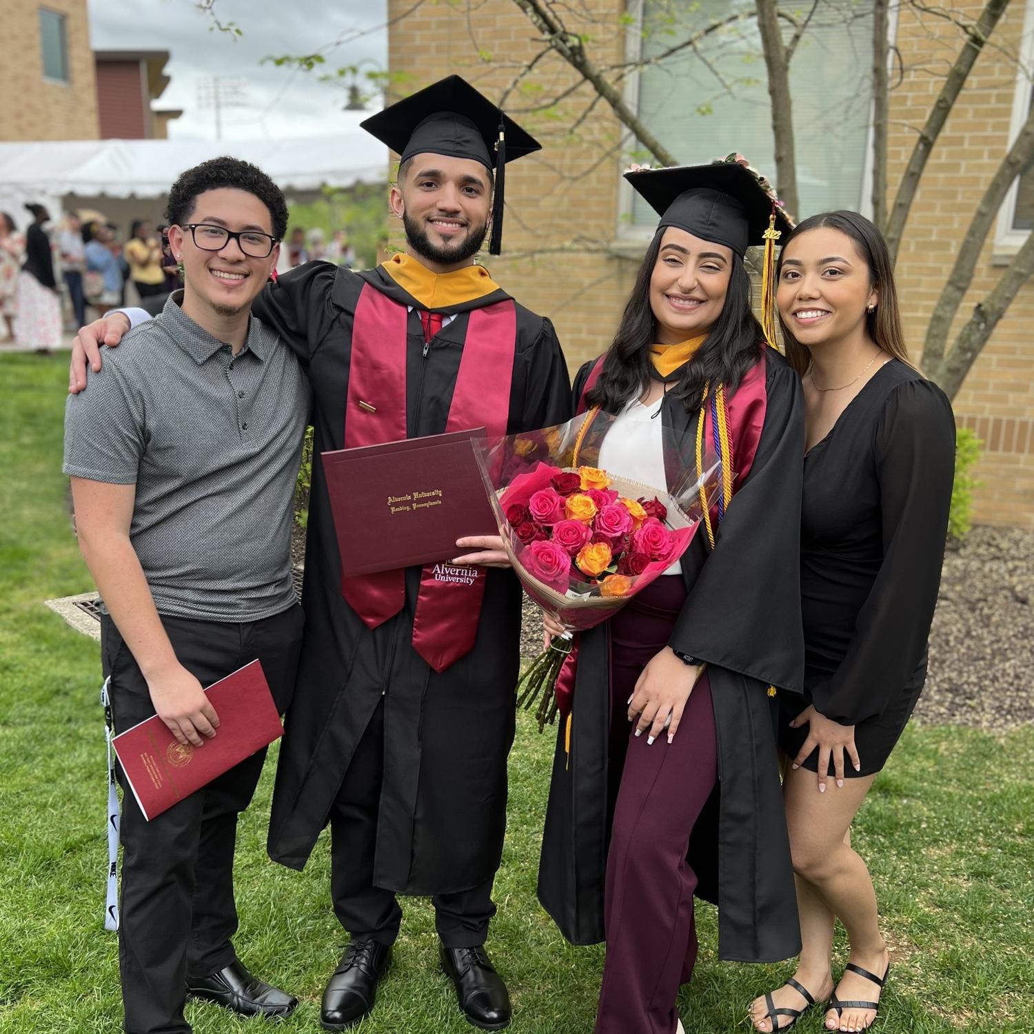 Grateful for JD and Viv over the years (Viv also graduated).