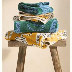 Isa Tiger Cotton Towel Collection