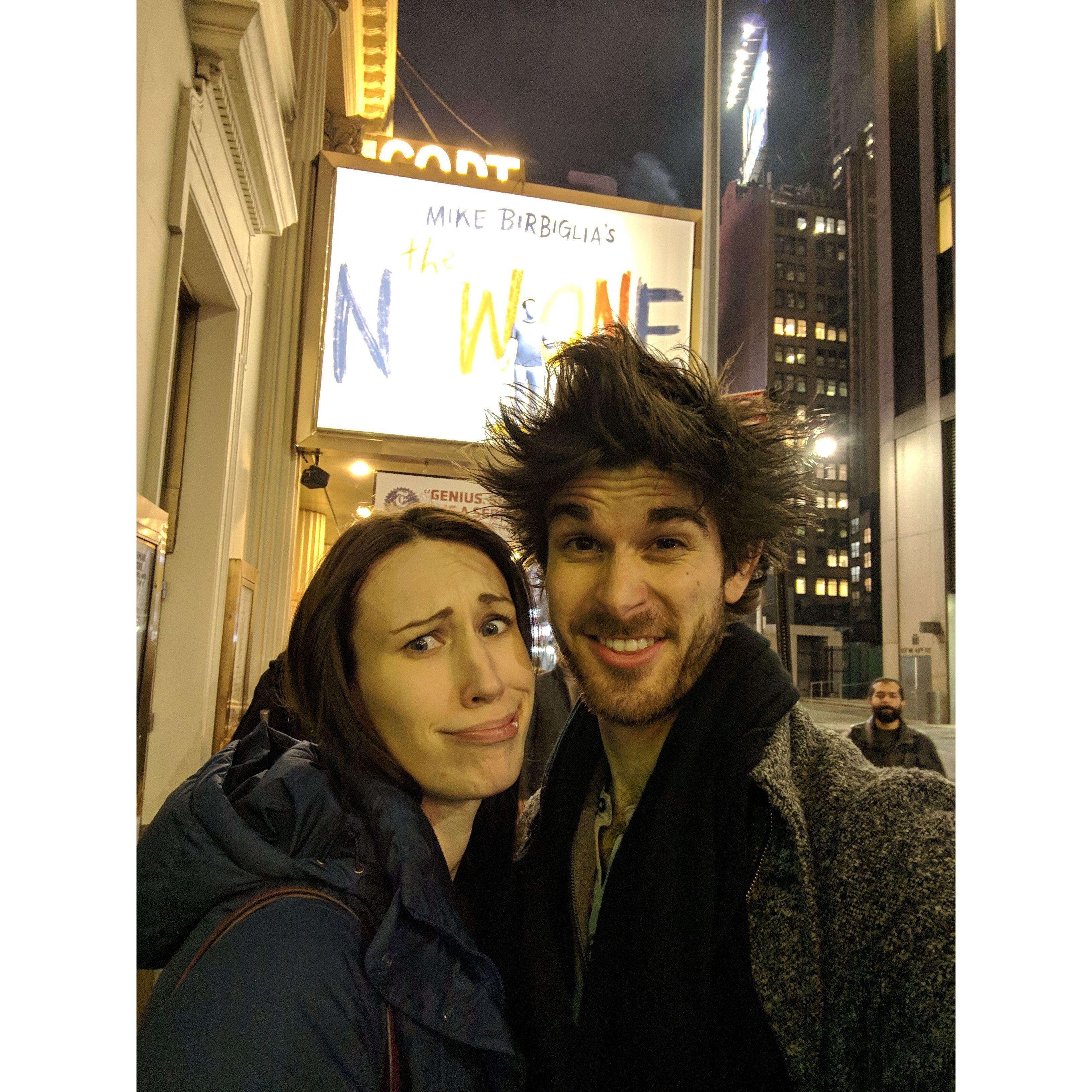 Seeing shows associated with Emily's old work