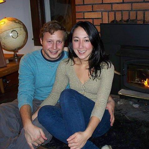 Celebrating our first Thanksgiving together (Vermont, November 2010)