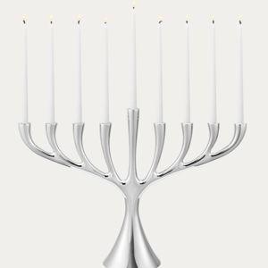 COBRA Menorah in stainless steel