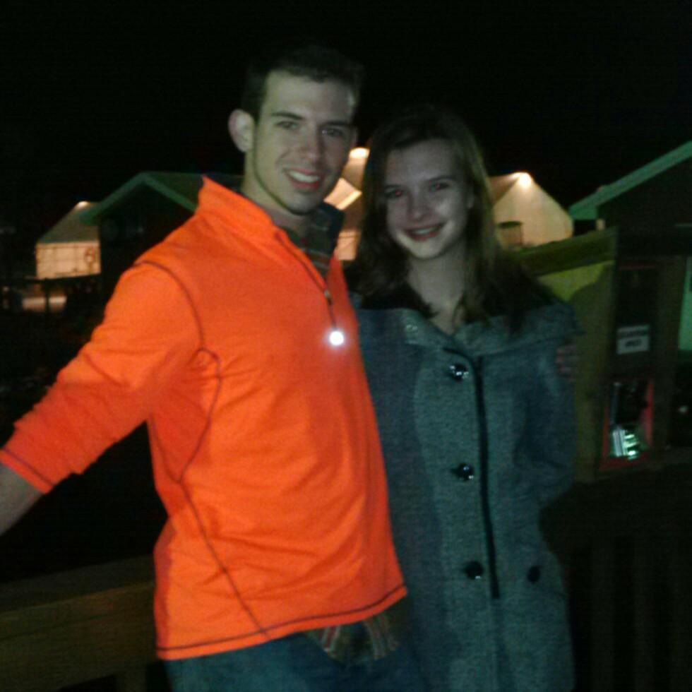 Our first date at Roba's Family Farm in 2013. Just a few weeks later, we officially became a couple.
