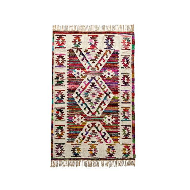 Casablanca Handwoven Colorful Rug 4x6
