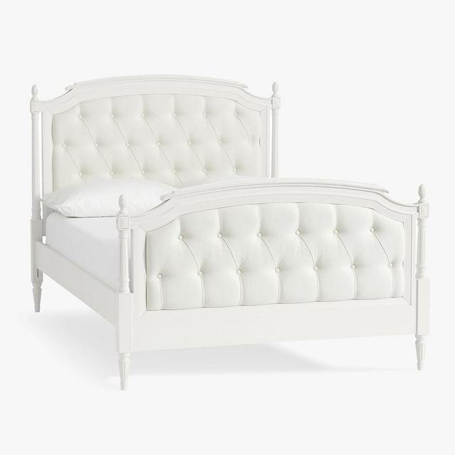 Blythe Tufted Bed, Full, French White