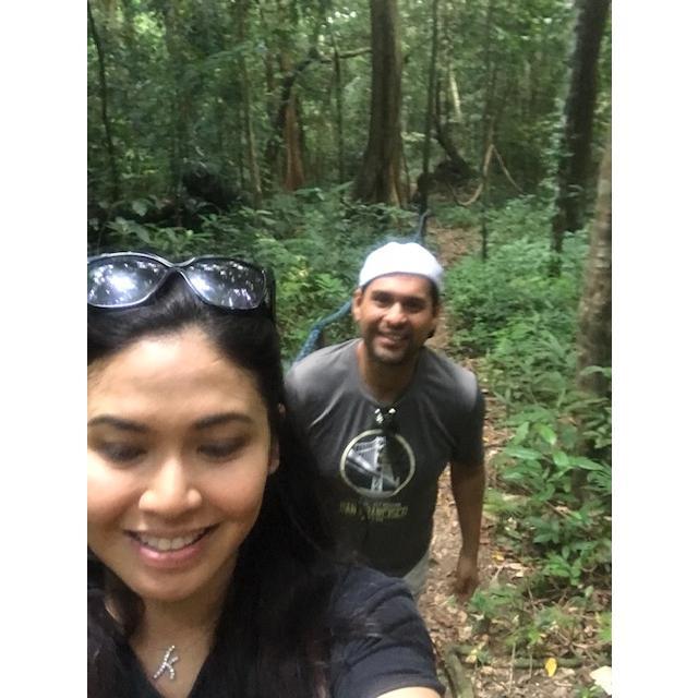 Hiking in Palawan