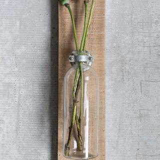 Secret Garden Wood Wall Vase Decor