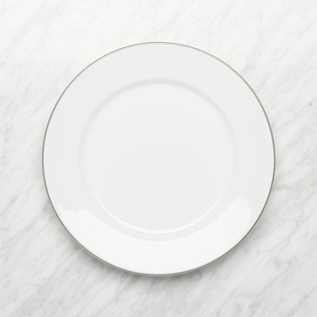 Aspen Grey Band Dinner Plate