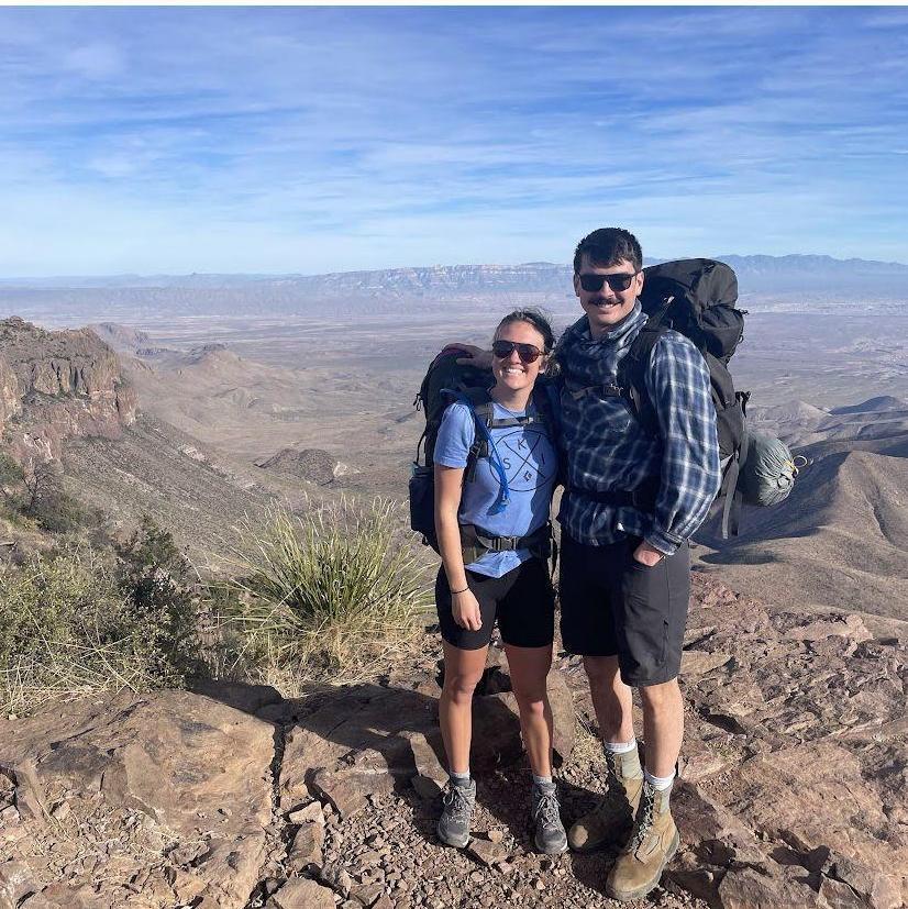 Backpacking in the Chisos Mountains in Big Bend National Park for New Years 2023