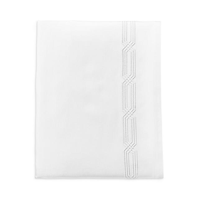 Hudson Park Collection Italian Tivoli Embroidered Flat Sheet, King - 100% Exclusive