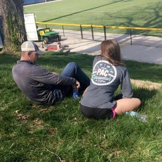 The first weekend Tyler and I met in person. We went on three dates this weekend and both "just knew" this was it.
