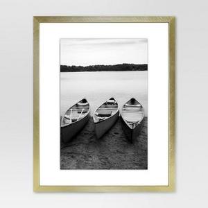 Metal Single Image Float Frame 8x10 - Brass - Project 62™