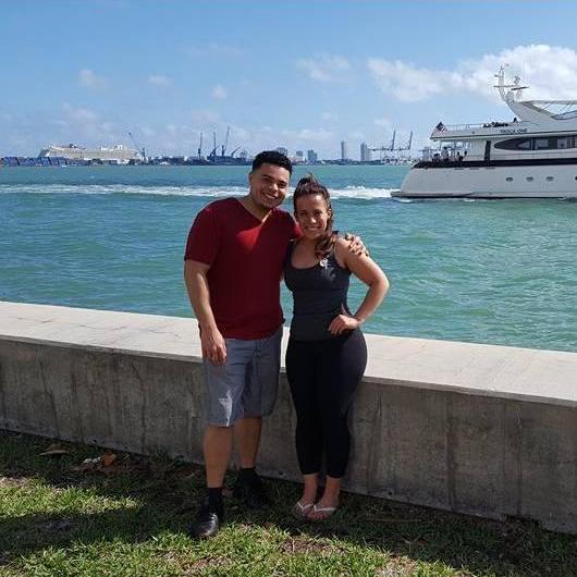 Enjoying the warm weather Miami has in February!