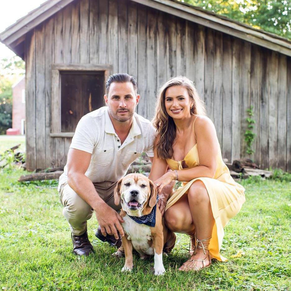 ...with Mugsy at Barclay Farmstead.