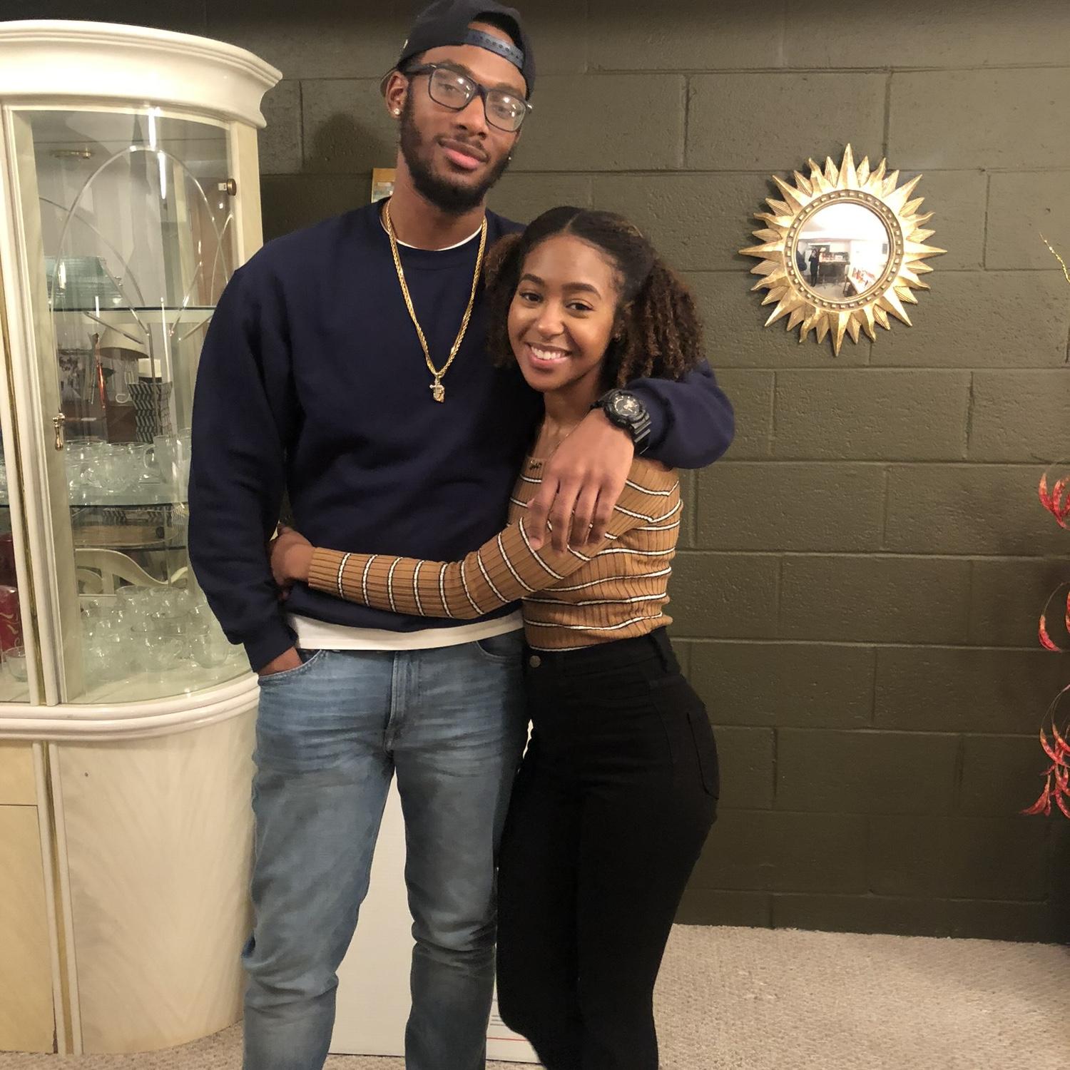 11/2019- Our first picture together and our first thanksgiving❤️