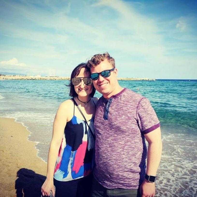 A walk along the beach in Barcelona