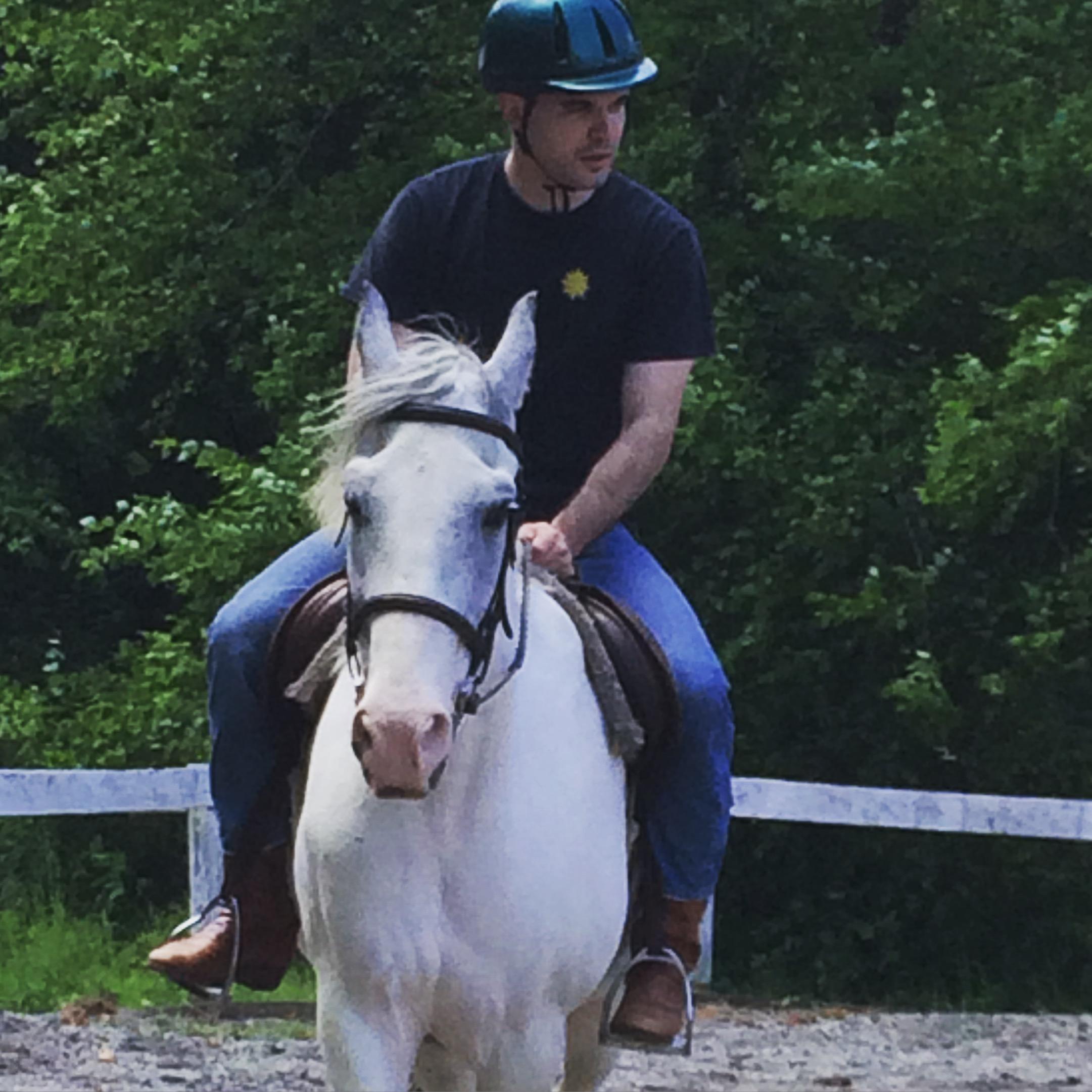 Later when my Prince rode a noble steed!