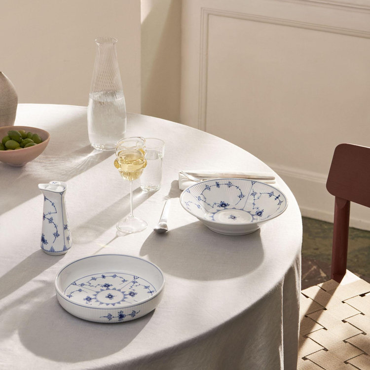Royal Copenhagen, Blue Fluted Plain Ovenware | Zola