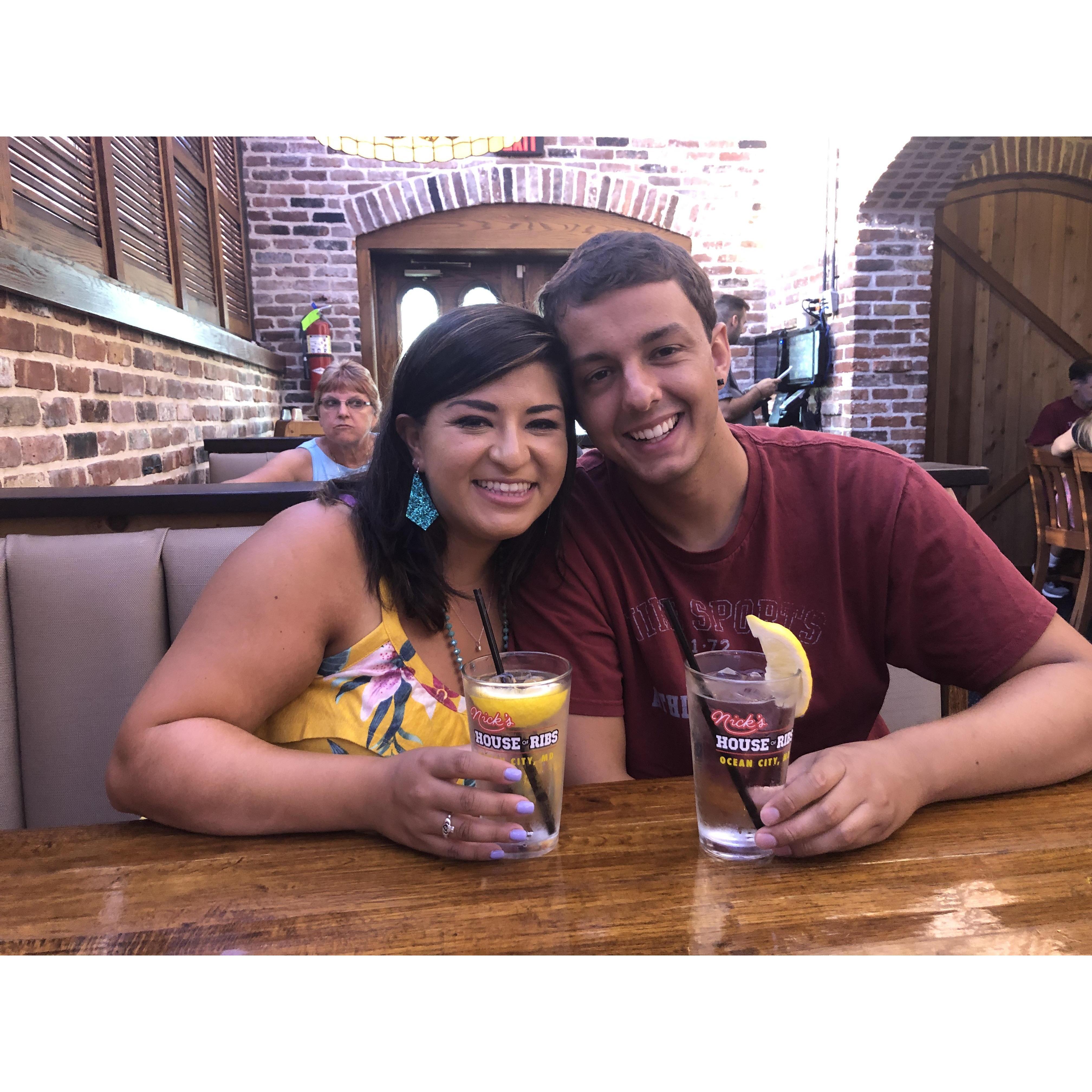 Our first vacation together- OC, Maryland