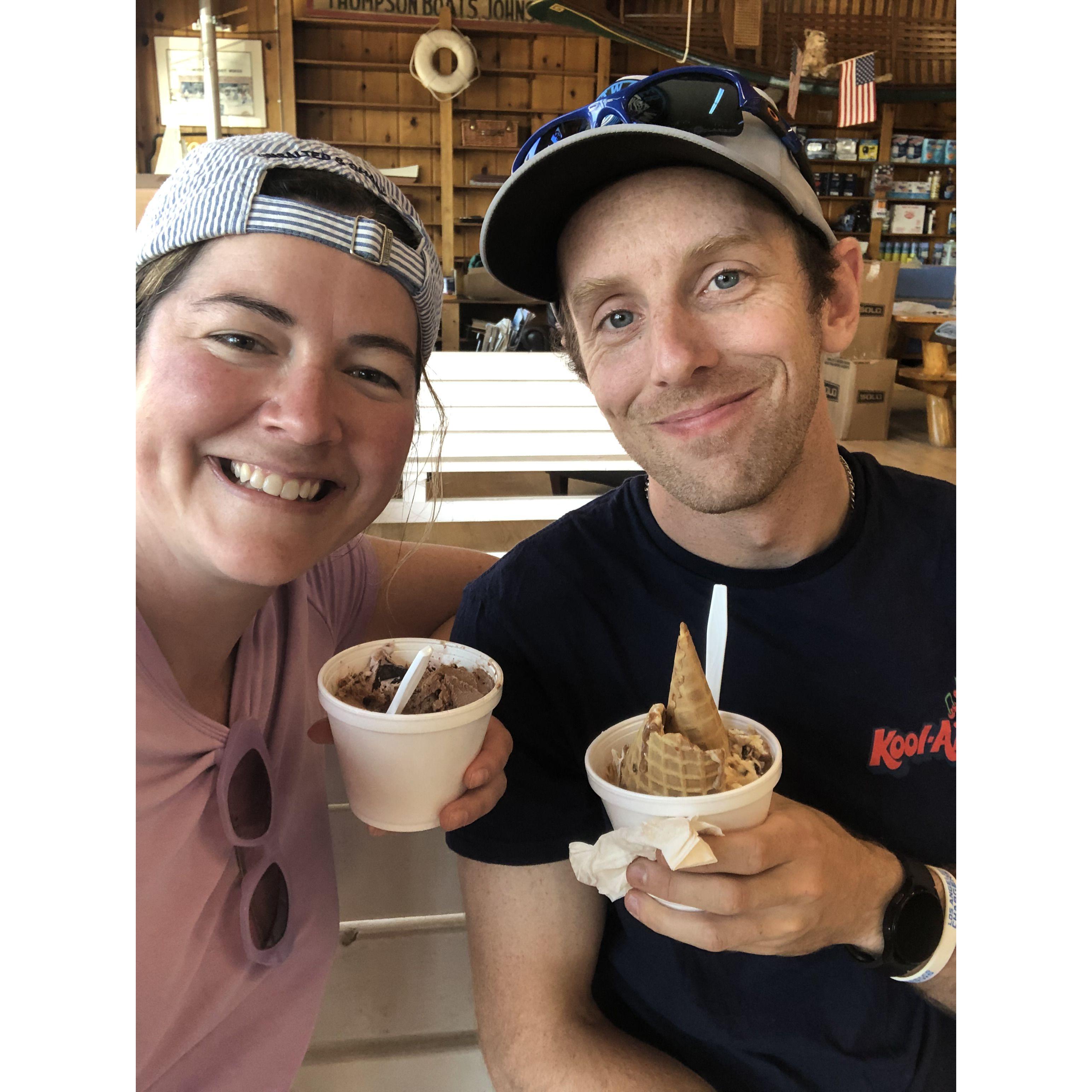 We love Ice-cream, and custard and basically all things sweet.