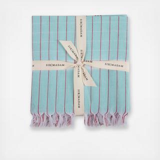 Found Striped Cotton Towel, Set of 2