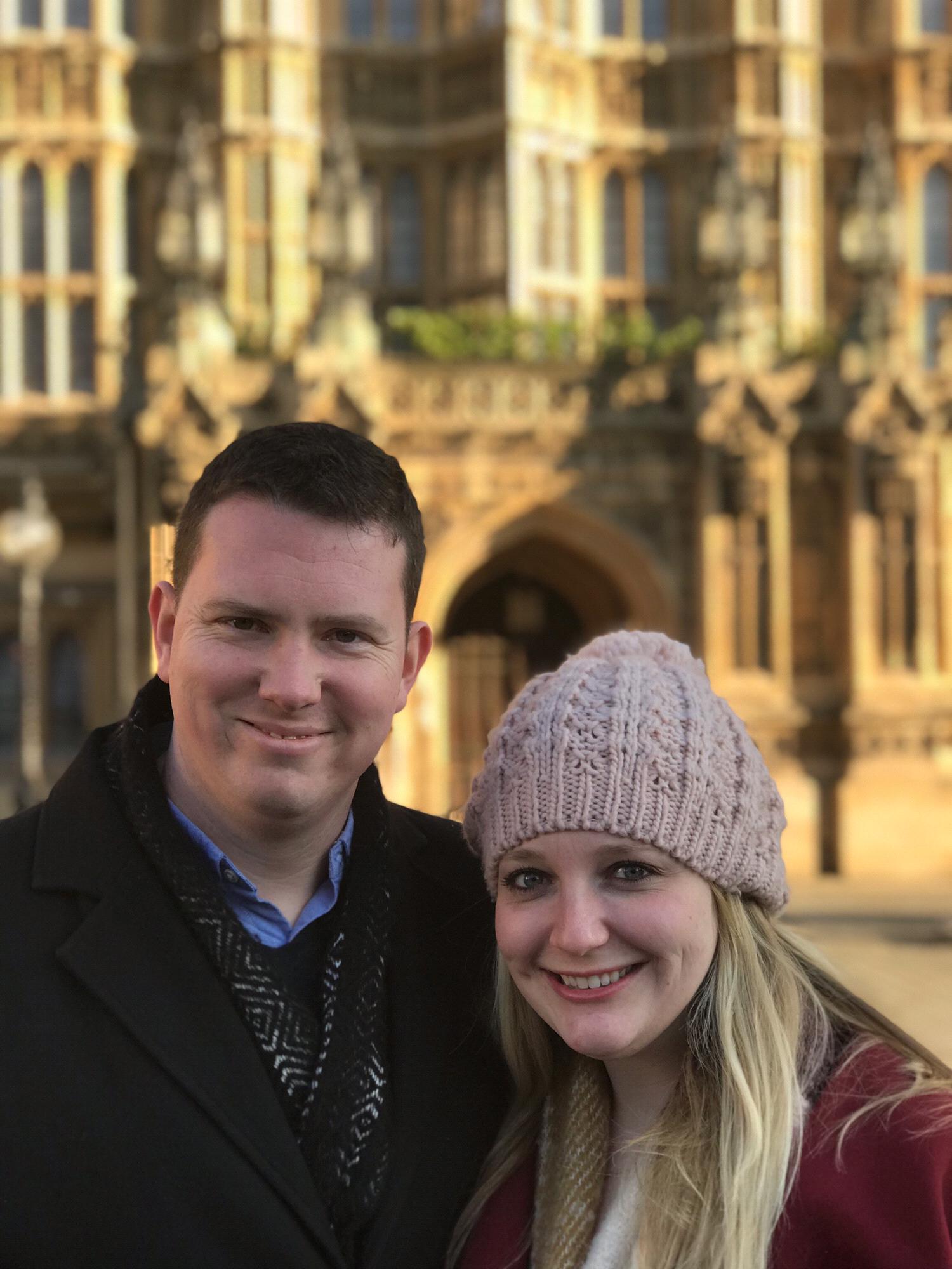 Outside Parliament, January 2019