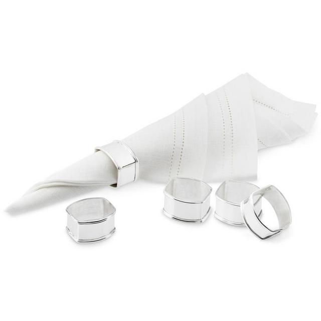 Heirloom Silver Napkin Rings, Set of 4