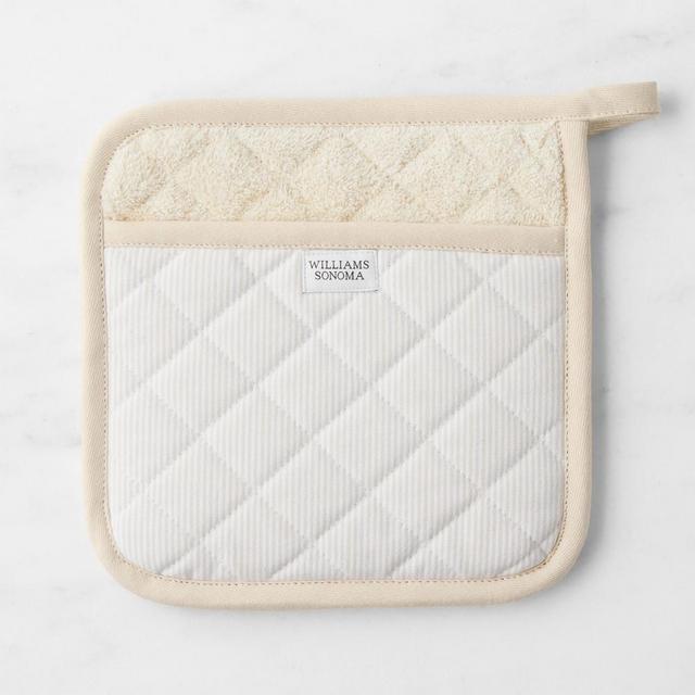 Williams Sonoma Heritage Stripe Potholder, Khaki
