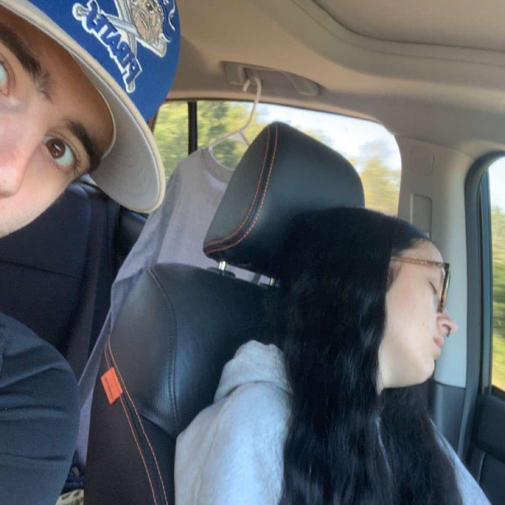 Avery fell asleep on the way to OKC