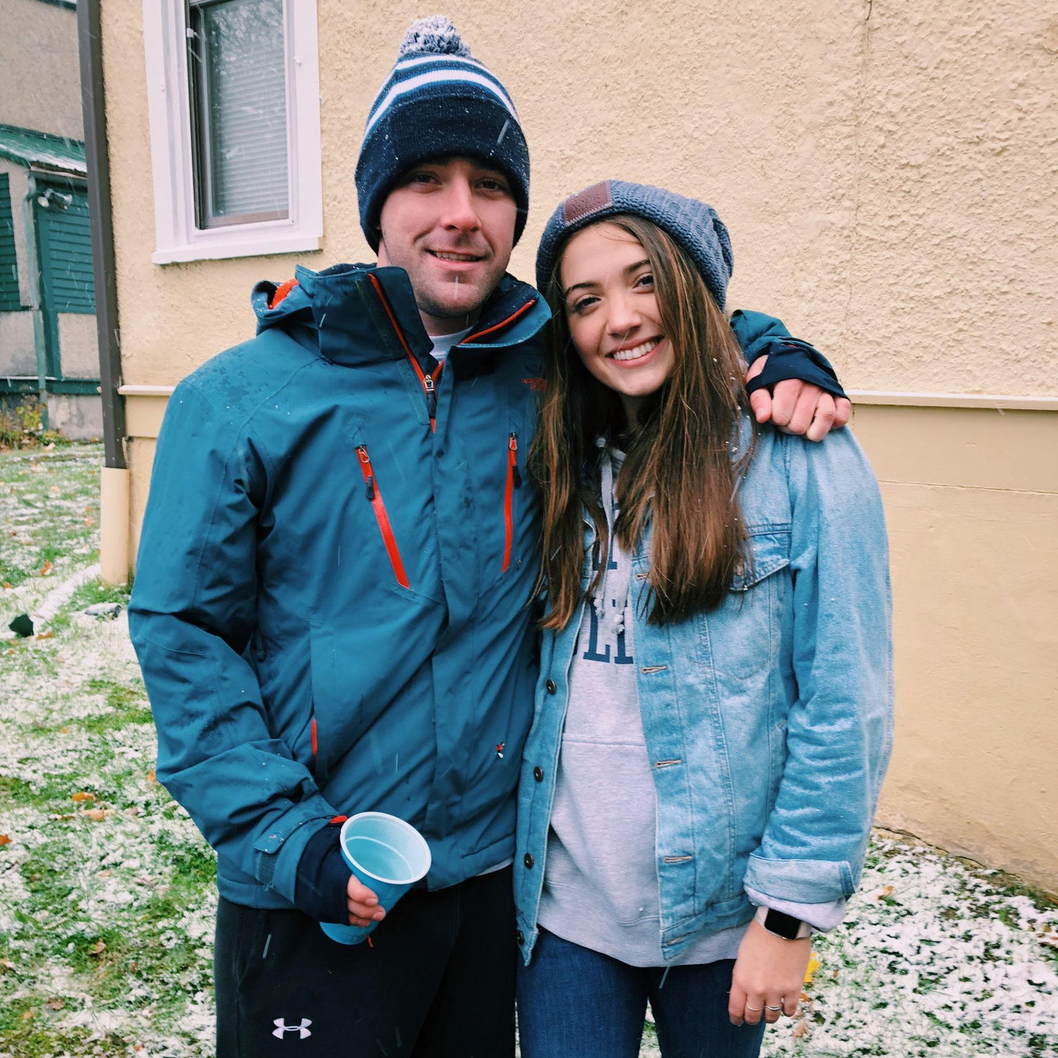 8 years before us getting married, we spent our first Cortaca together! Lets go Bombers