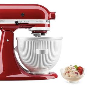 KitchenAid Ice Cream Maker Attachment Stand Mixer, 2 Quart, White