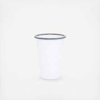Vintage Enamelware Tall Tumbler, Set of 4