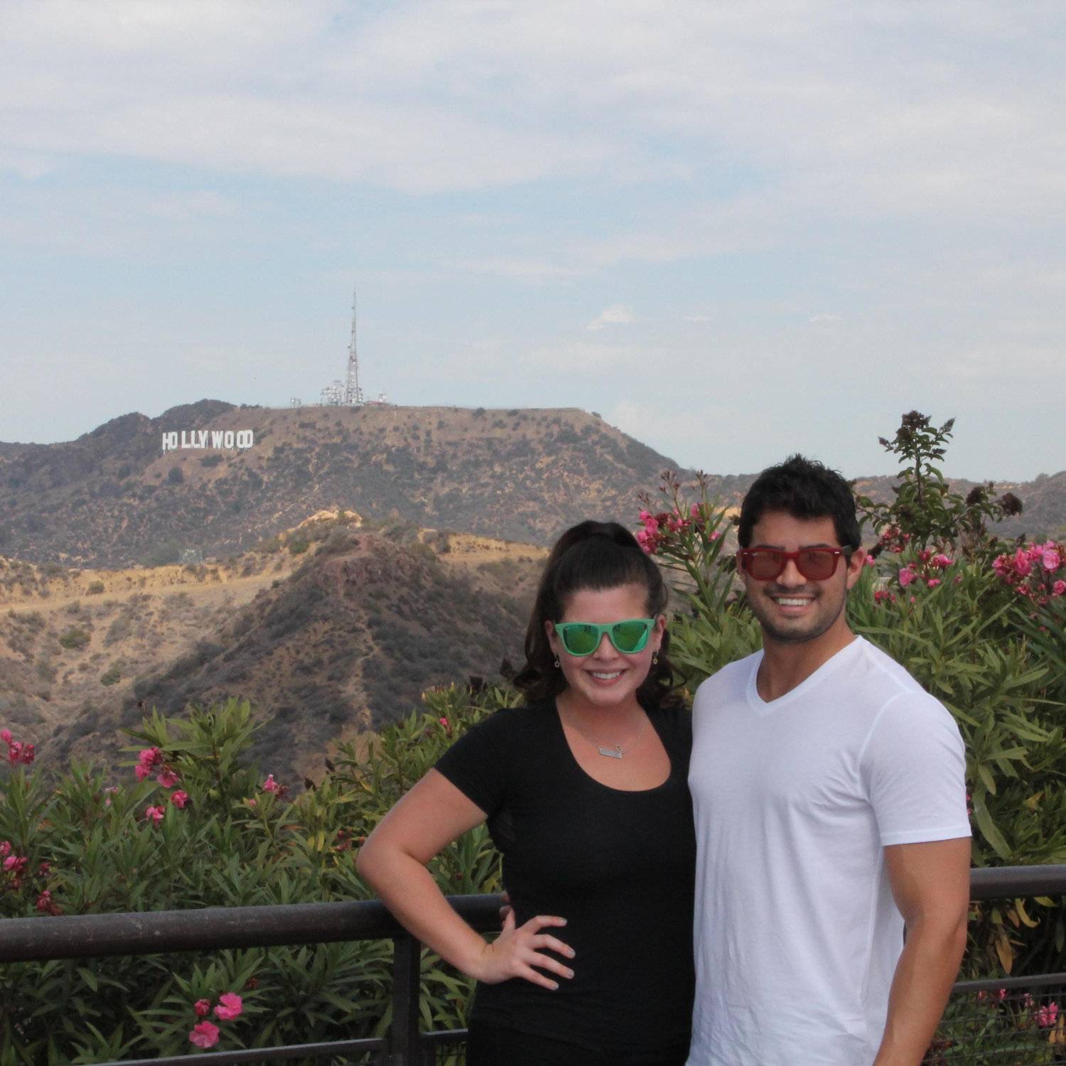 Doing touristy things together ;)