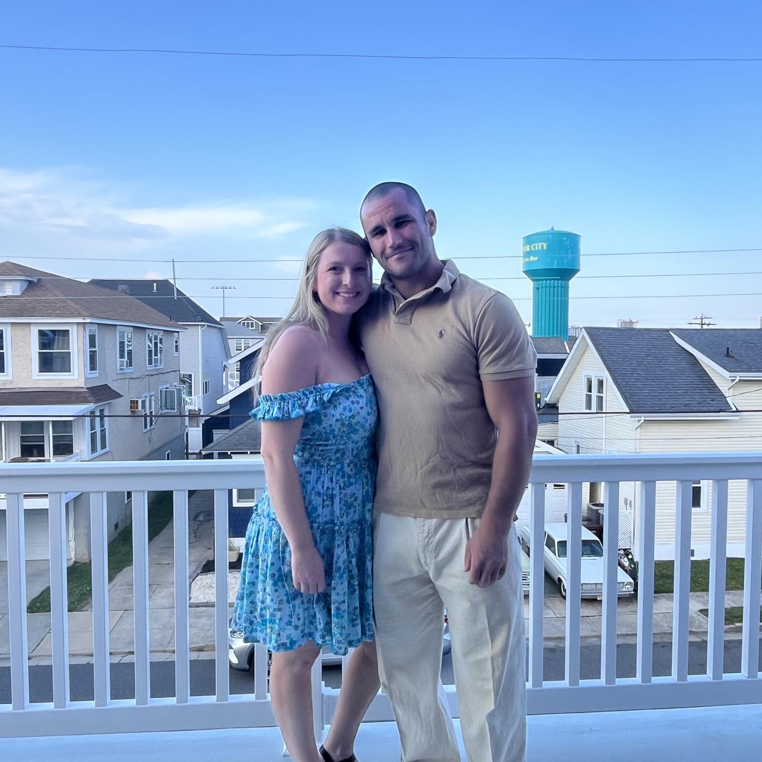 We both love the beach.