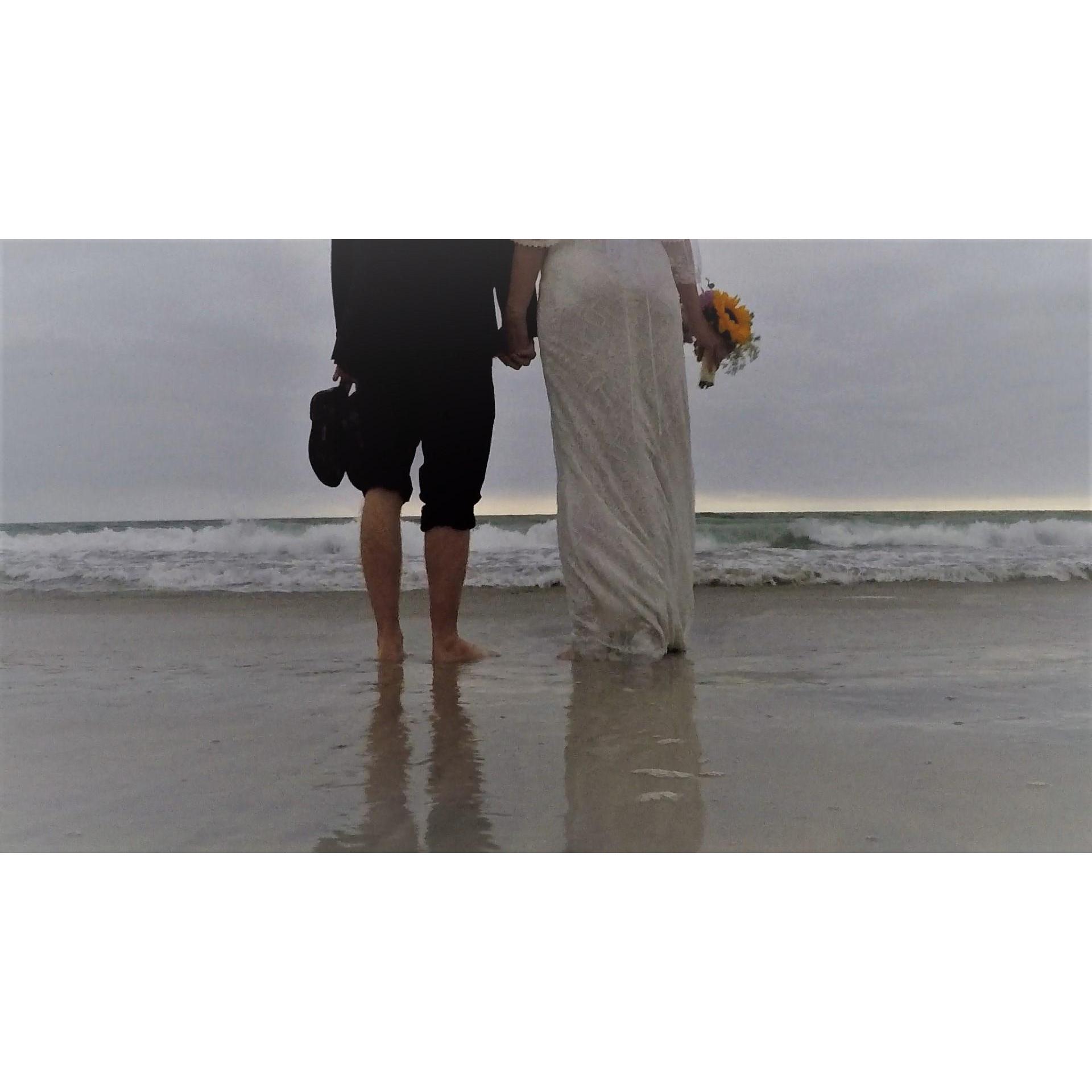 Out by the ocean