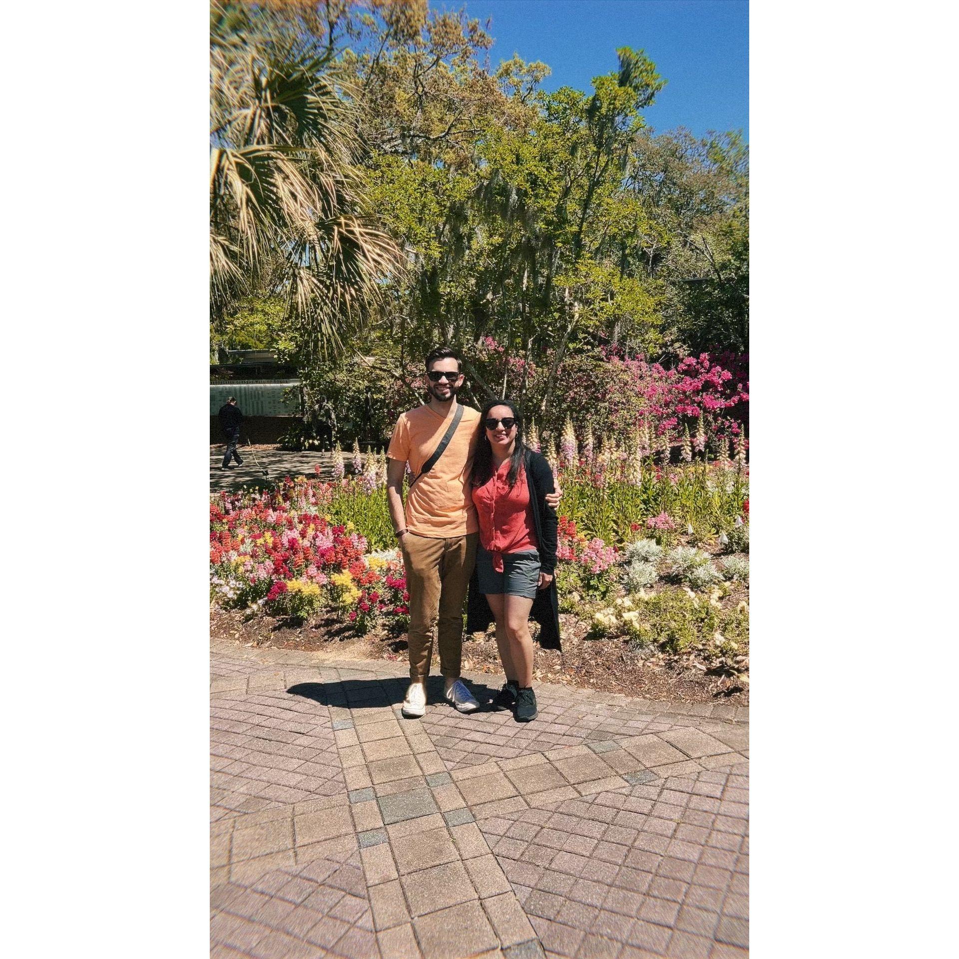 Alexis' first visit to SC
(Brookgreen Gardens)