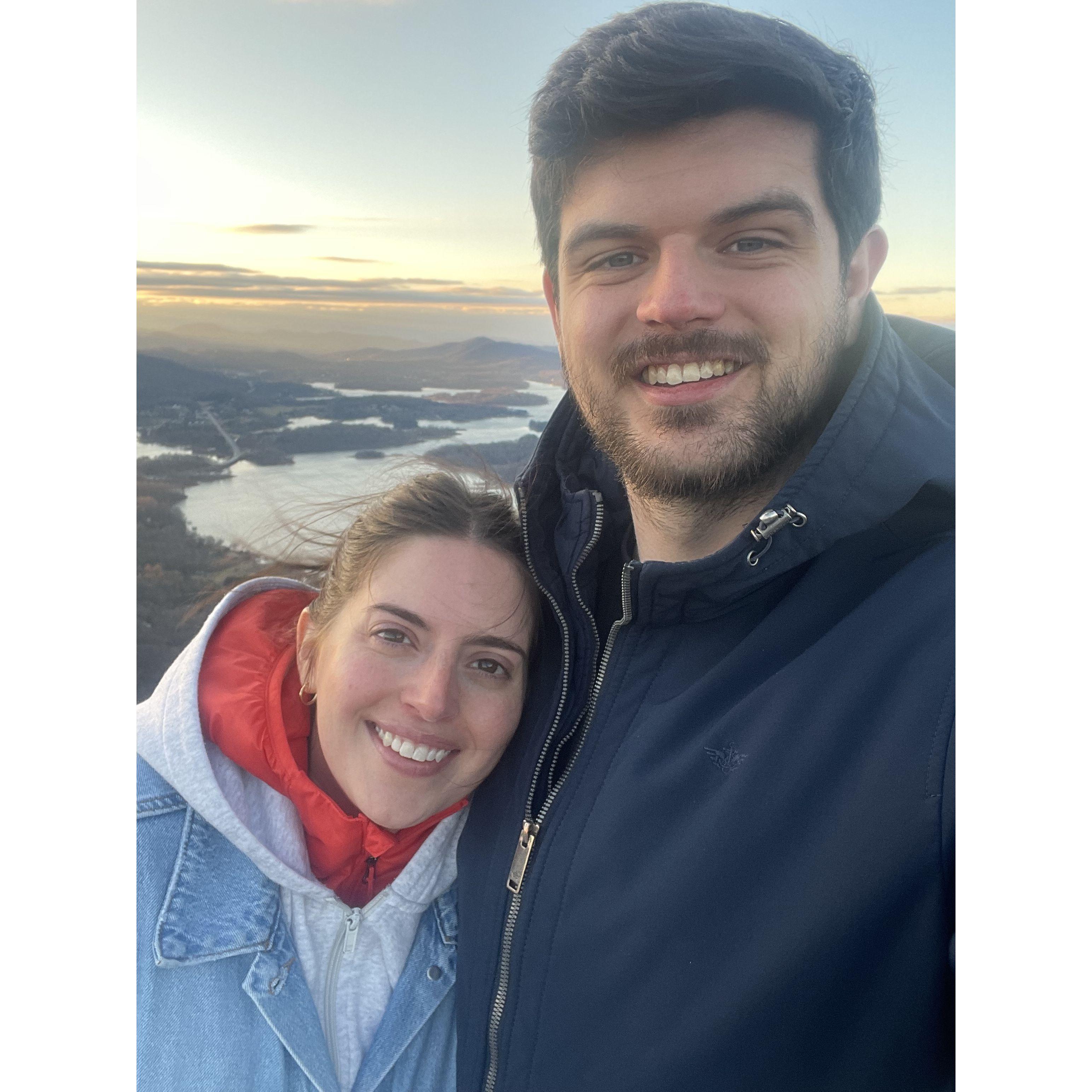 New Year's Day drive to Bell Mountain