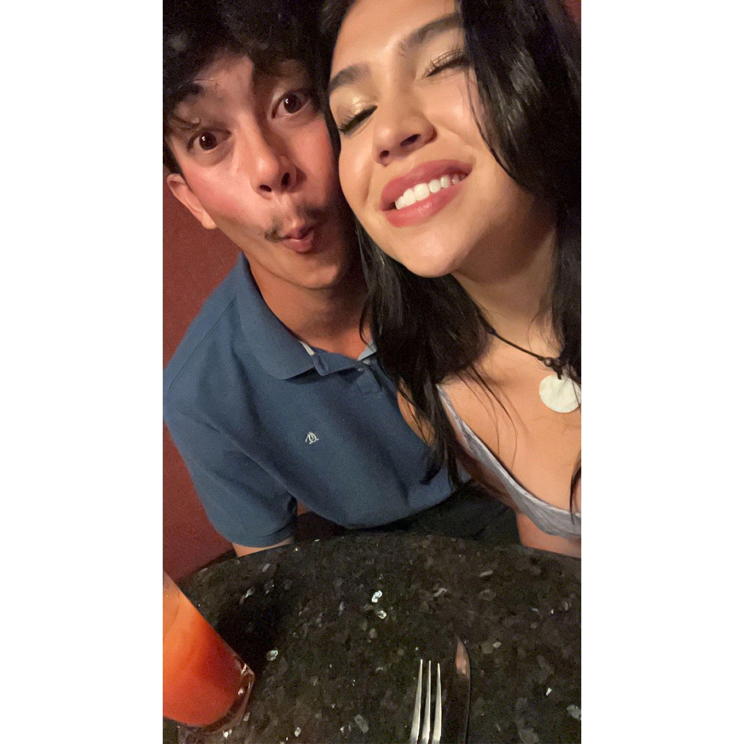 Our first date as a couple