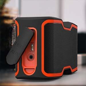 AOMAIS Sport II Portable Wireless Bluetooth Speakers 4.0 with Waterproof IPX7,20W Bass Sound,Stereo Pairing,Durable Design for iPhone /iPod/iPad/Phones/Tablet/Echo dot,Good Gift(Orange)