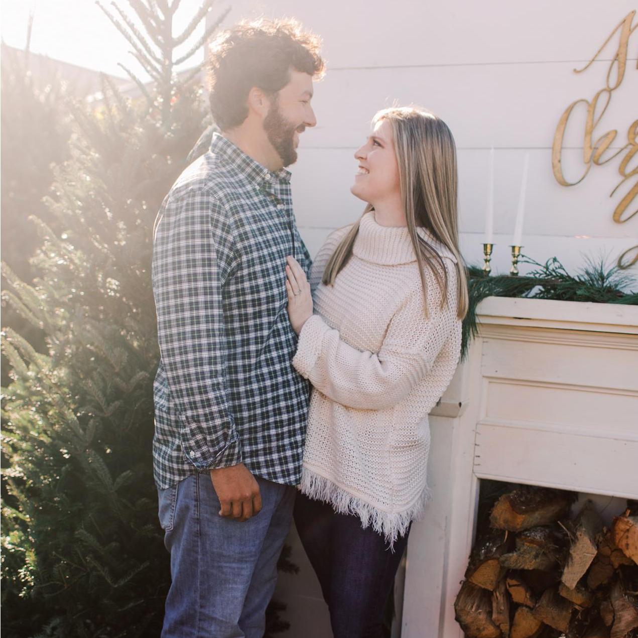 First Christmas picture as an engaged couple. Christmas next year we will be a MR & MRS