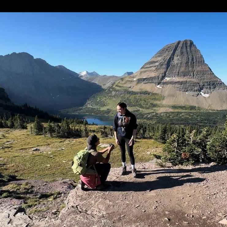 Hidden lake,Glacier National Park proposal!