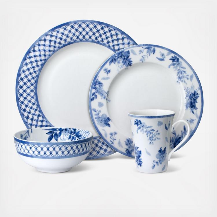 Mikasa, Kiley 16-Piece Dinnerware Set, Service for 4 | Zola