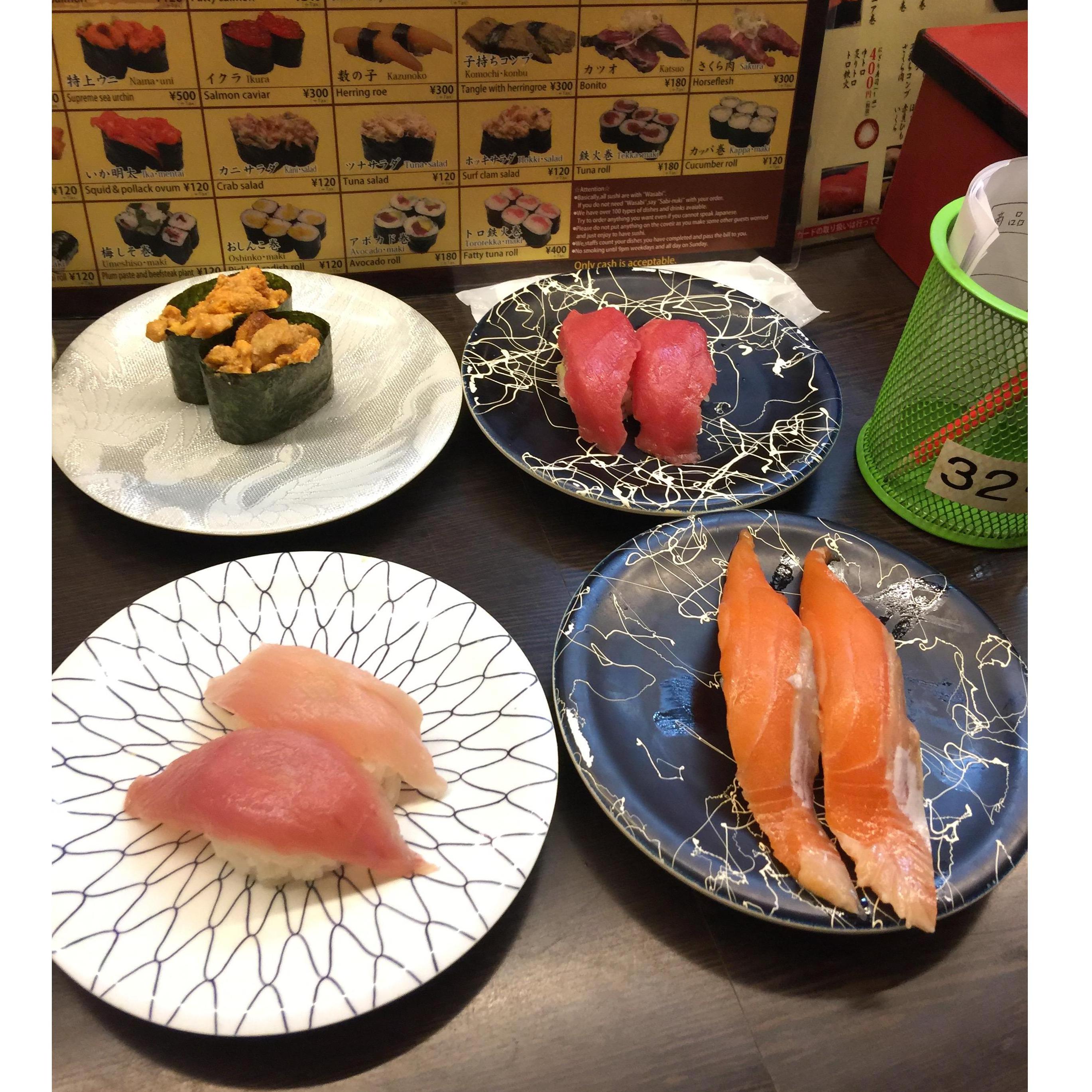 Best sushi in our lives from Japan!