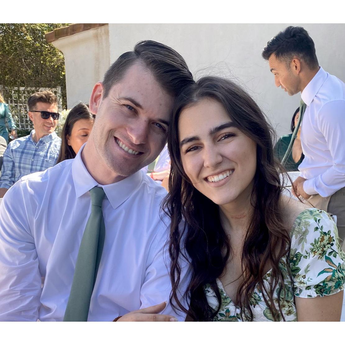 Erick & Kelsy's wedding where we were out as OFFICIAL