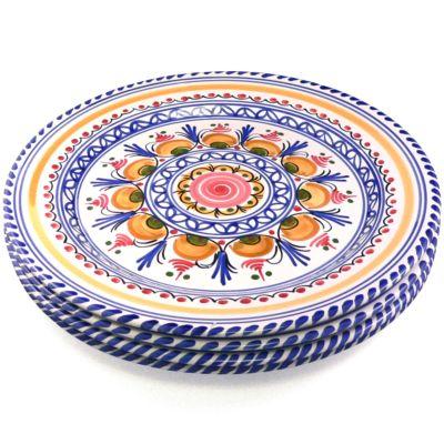 Place Setting of Four 11 inch Plates of Classic Design