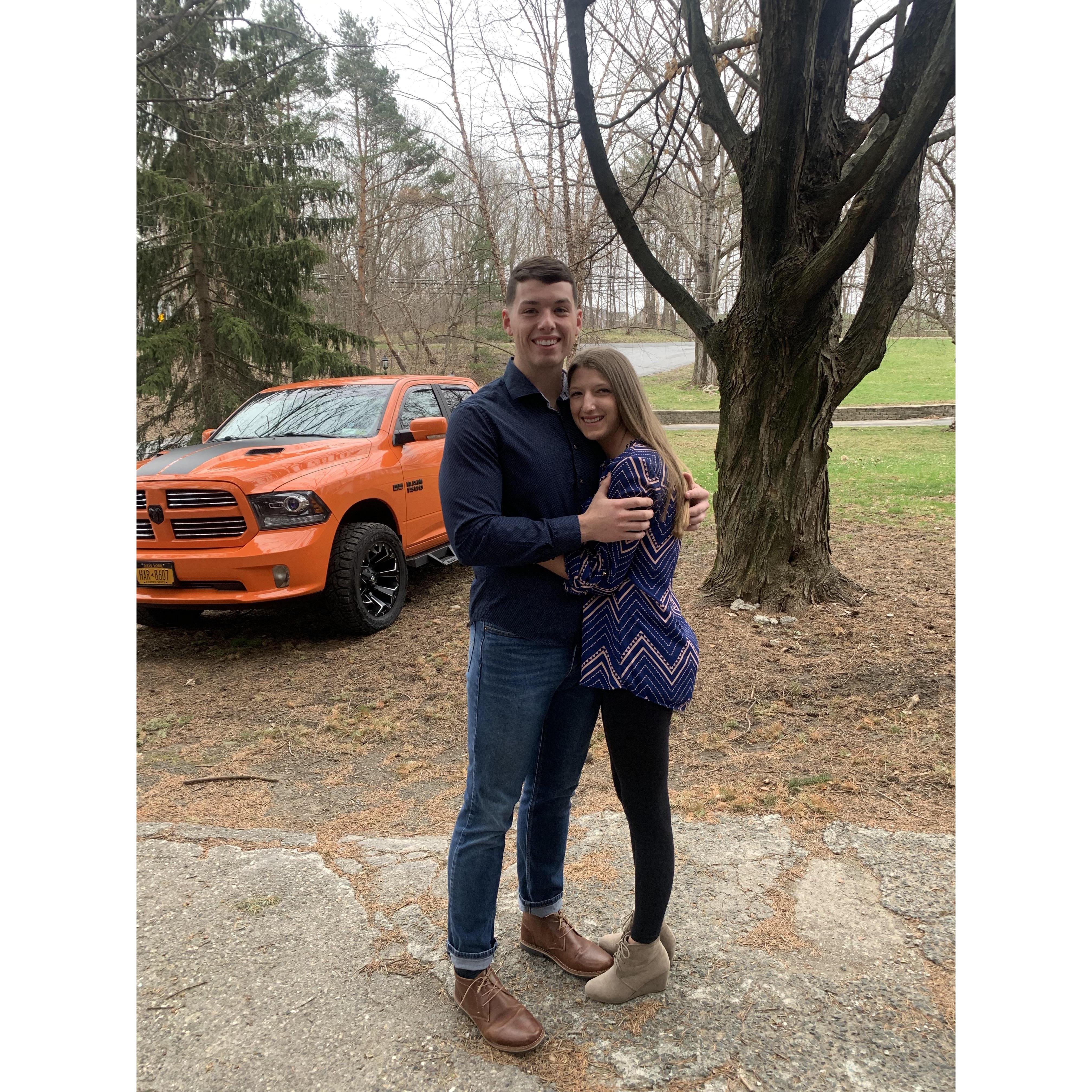Our last picture before Nick left for deployment