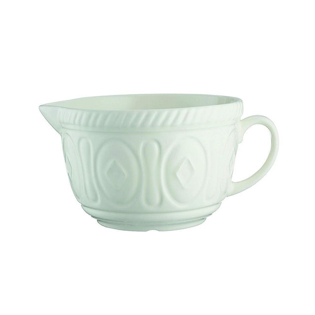 Mason Cash Colour Chip Resistant Earthenware Batter Mixing Bowl-Cream, Ceramic 26 x 19.7 x 13 cm