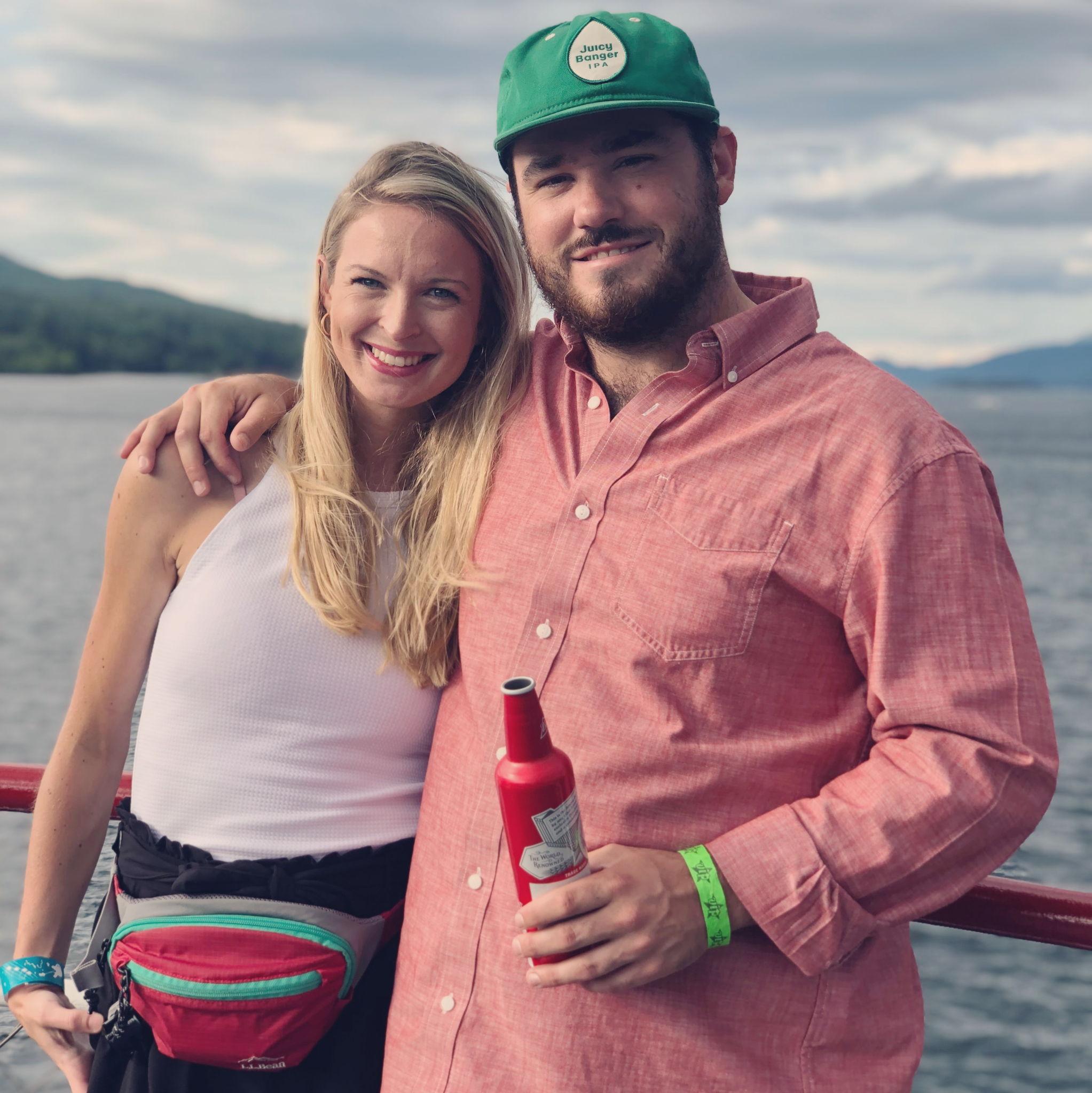 2019: This photo was taken aboard the Minne Ha Ha for Joe's performance at "Rock The Dock" in Lake George.