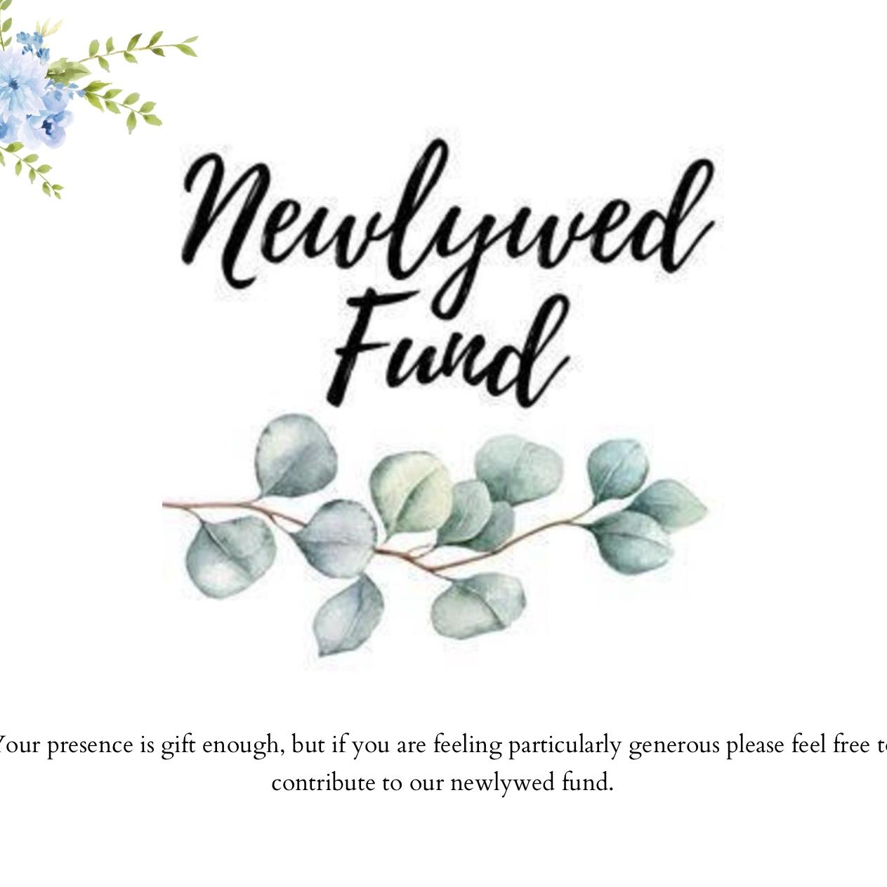 Honeymoon/Newlyweds Fund