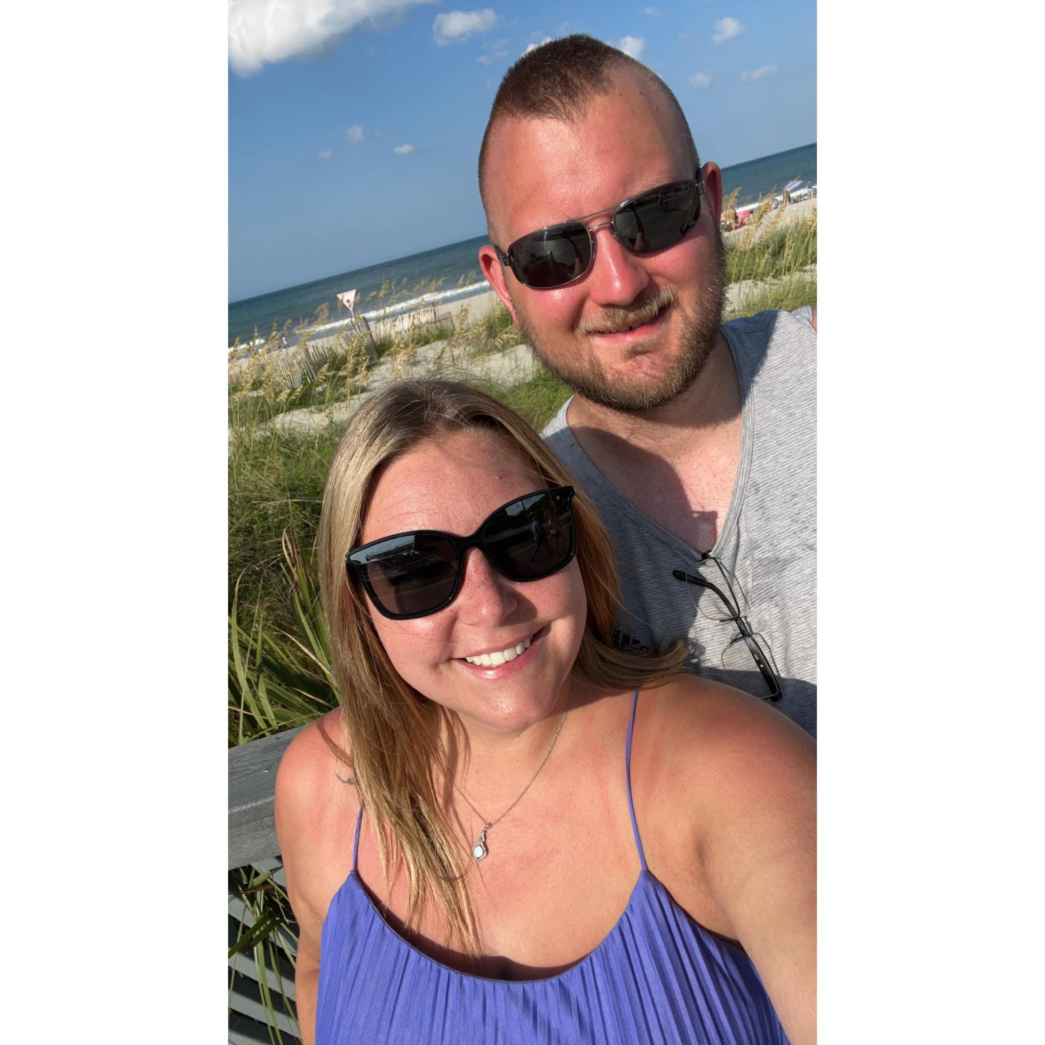 One of our MANY adventures together- Myrtle Beach 2023